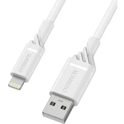כבל סנכרון וטעינה Otterbox USB to Lightning 1M - צבע לבן שנה אחריות ע"י היבואן הרשמי